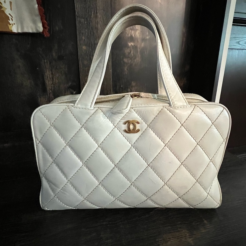 Chanel Bowler Bag w/Gold Hardware